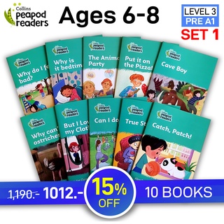 DKTODAY หนังสือ COLLINS PEAPOD READERS 3 SET 1 ในชุดมี 10 เล่ม