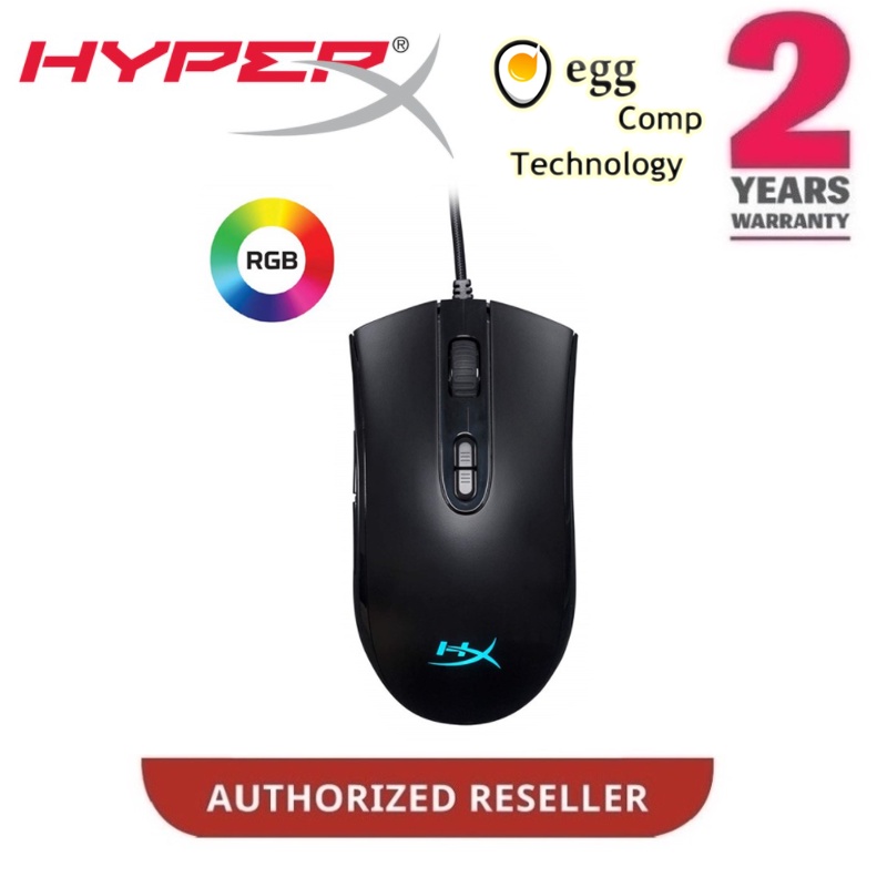 HyperX Pulsefire Core RGB Gaming Mouse Gamers 7-Button 6,200 DPI (4P4F8AA)