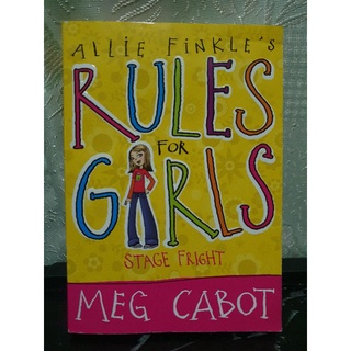 Allie Finkles Rules for Girls Stage fright. Meg Cabot.-129