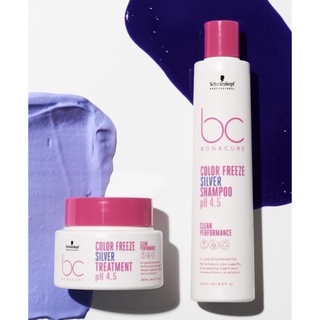 Bonacure Color Freeze Silver Shampoo 250ml / Treatment 200ml