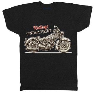 T-shirt เสื้อยืด พิมพ์ลายรถจักรยานยนต์ Cafe Racer Inspired Motobike สไตล์วินเทจย้อนยุค สําหรับผู้ชาย 4 S-5XL