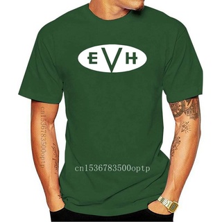 [COD]ขายดี เสื้อยืดลําลอง แขนสั้น คอกลม พิมพ์ลายโลโก้ EVH Guitars Amps NFnnag55DFepfi21 สําหรับผู้ชายS-5XL