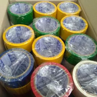 ถูกมาก!!เทป OPP สี. 2" x45หลา.และ💕💕2" x100หลา มีให้เลือกความยาว ทั้ง 45หลา และ 100หลา