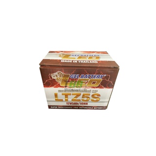 แบตรถมอเตอร์ไซค์ LEO LTZ5S (12V5Ah) แบตผลิต 02/2565 - แบตแห้ง มีของพร้อมส่ง ส่ง KERRY ห่อกันกระแทก