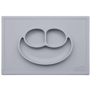 The Happy Mat in Pewter - จานซิลิโคน