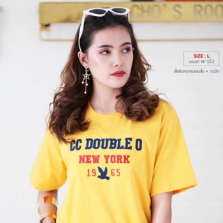 เสื้อยืดงานปัก CC-OO  รหัส No.20 SMLXL)