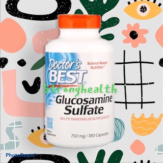 Doctors Best, Glucosamine Sulfate, 750 mg, 180 Capsules