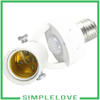 [Simplelove] Ac 110~240V อินฟราเรด Pir โมชั่นเซ็นเซอร์โคมไฟ Led E27 สวิทช์หลอดไฟ