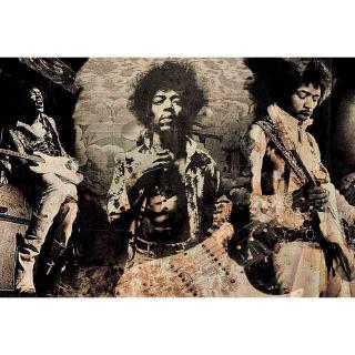 Jimi Hendrix, โปสเตอร์นักร้องต่างประเทศ AM/EU