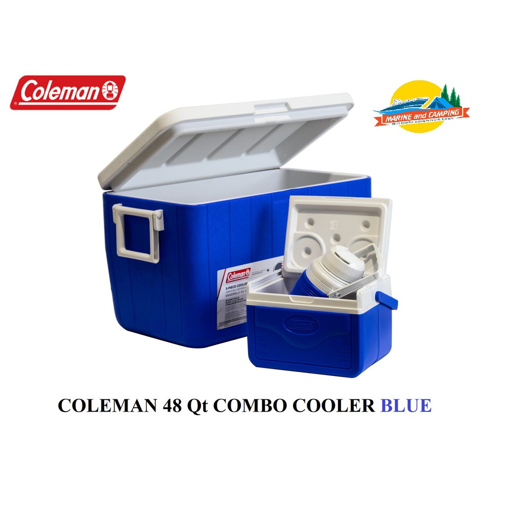 Coleman US 48 QT Combo Cooler (5 QT &amp; 1/3 Gal)