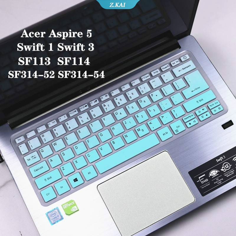 For Acer Notebook Acer Aspire 5 Swift 3 SF113 SF314-52 SF314-54 / Swift 1 SF114-32 i5 8250U 14" Sticker Protector/Dust Protective Film Silicone Keyboard Case [ZK]