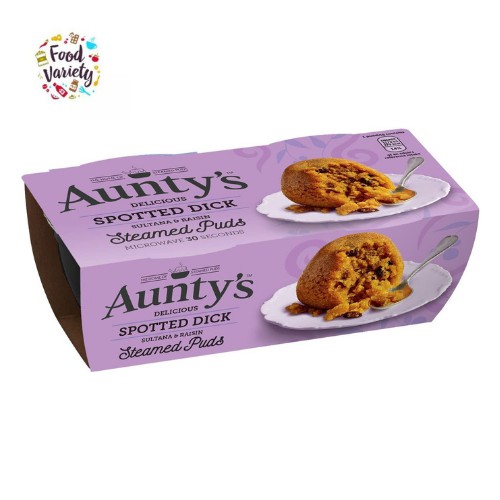 Aunty’s Steamed Puds Spotted Dick 2x95g