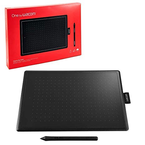 ONE BY WACOM SMALL 6" #CTL-472/K0-CX (RED/BLACK) SIZE S - เมาส์ปากกา ขนาด 6 นิ้ว