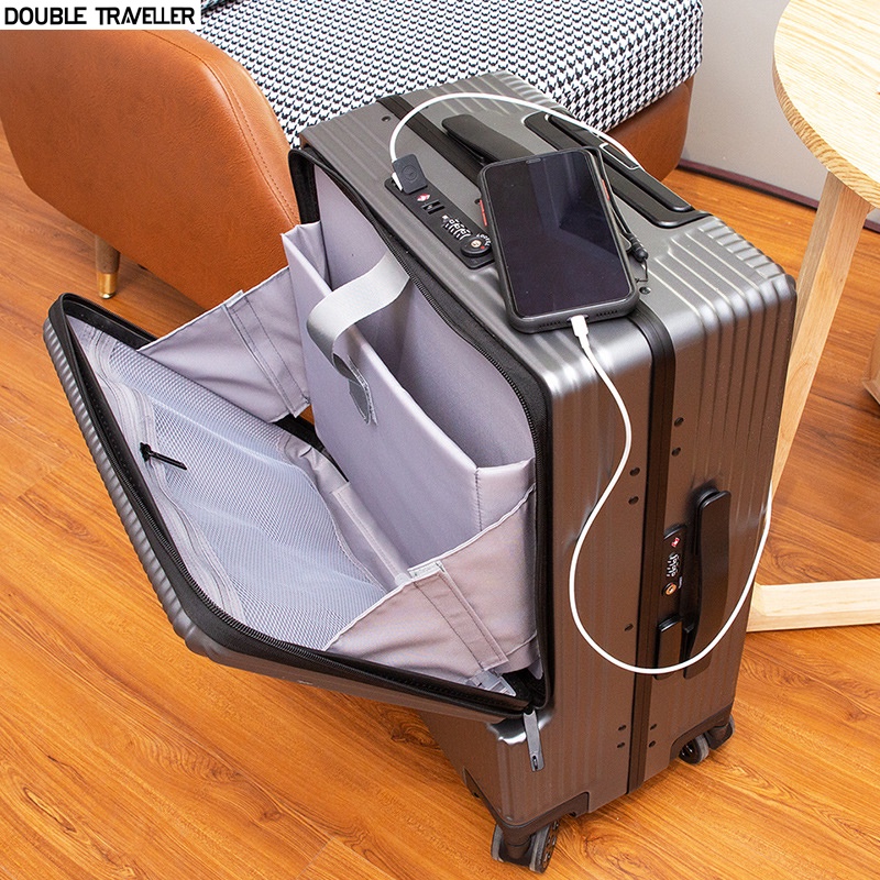 กระเป๋าเดินทางAluminium frame trolley luggage,Business Travel Suitcase