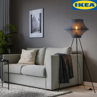 IKEA FYXNÄS ฟิกส์แนส โคมไฟตั้งพื้น , สีเทอร์ควอยซ์ แนะนำให้ใช้หลอด LED E27 หลอดกลมแก้วใส