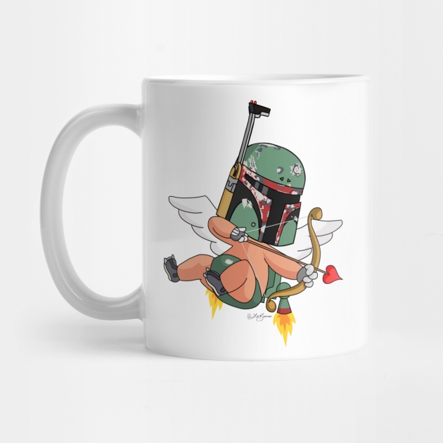 Bounty Hunter Cupid Motif Mug