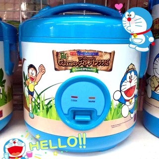 [KITT142 ลดสูงสุด80]หม้อหุงข​้าว​ไฟฟ้า​ ลาย​โดเรม่อน Doraemon ขนาด 1 ลิตร