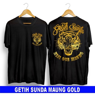 เสื้อยืดผ้าฝ้ายพิมพ์ลายขายดี ใหม่ เสื้อยืด ผ้าฝ้าย พิมพ์ลาย Sundanese maung gold 30s สําหรับผู้ชาย