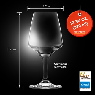 แก้วเบียร์ คราฟ โอเชี่ยนกลาส  Beer Glass Ocean Glass CrafMhan Stemware 529B14