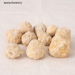 Wei Geode หินโมราคริสตัลธรรมชาติ สีขาว