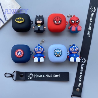 for Anker Soundcore Liberty 4 / Life P3 / Liberty 3 Pro / Liberty Air2 Pro Case Cute Cartoon Marvel Earphone Cover Silicone Headphone Headset Earbuds Shockproof Protective Cover