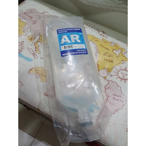 พร้อมส่ง น้ำเกลือ Acetate Ringer(AR) 1000มล. สำหรับน้องหมาและแมว ป่วย ไต ใต้ผิวหนัง