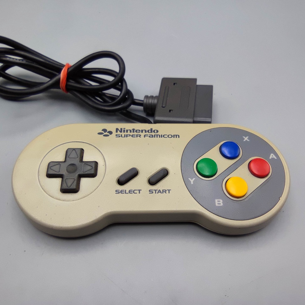Super Famicom SFC จอยแท้ Nintendo เทสแล้ว ใช้งานได้ปกติ ทุกปุ่ม