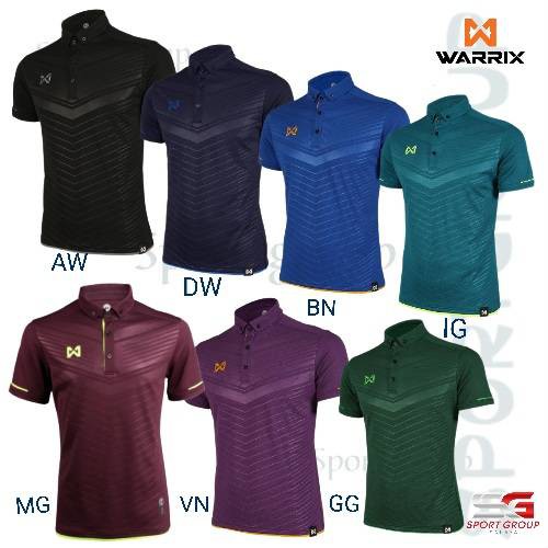 Warrix เสื้อโปโล แขนสั้น WA-3318 LAVIDA ของแท้ 100%