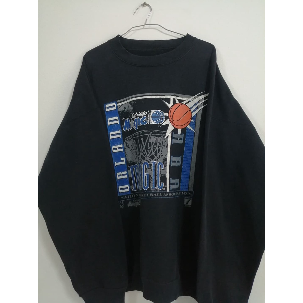 เสื้อแขนยาว สีดำ ORLANDO MAGIC NATIONAL BASKETBALL ASSOCIATION LOGO 7,INC