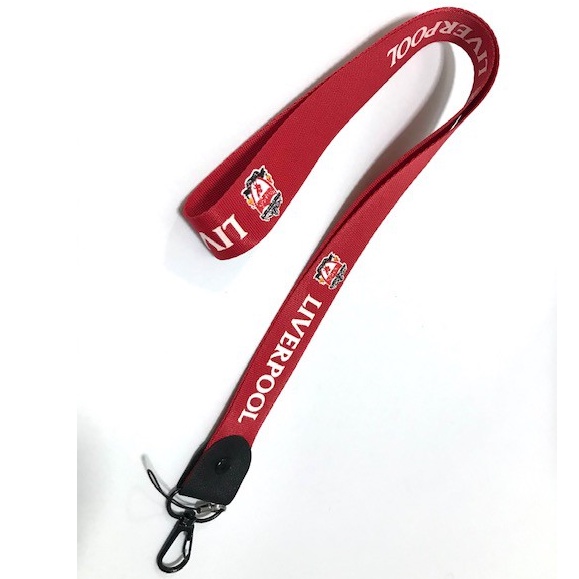 LVP สายคล้องคอ  แขวนบัตร สายห้อยบัตร   ลาย สโมสรฟุตบอล  LVP  ลิเวอร์พลู  น่ารัก สวยงาม  ขนาด 2 cm น่