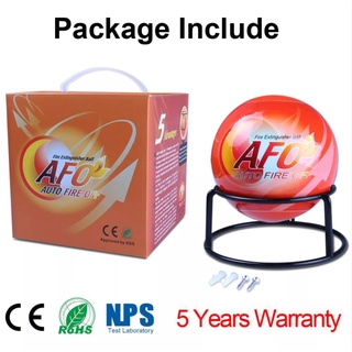 🔥ลูกบอลดับเพลิงอัตโนมัติ AFO(AUTO FIRE OFF)น้ำหนัก 1.3​ kg Fire Extinguisher Ball Fire Loss Ball เครื่องดับเพลิงบอลง่าย