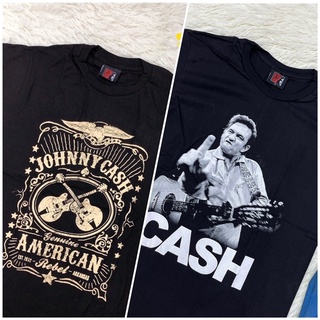 เสื้อวง Johnny cash พิมพ์หน้าหลัง