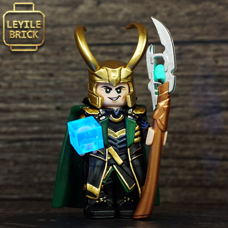 leyil brick Loki (Customs Minifigure)