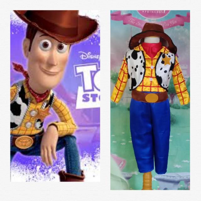 Woody Toy Story Boy Costume/ชุดนายอําเภอ Woody สําหรับเด็กและผู้ใหญ่