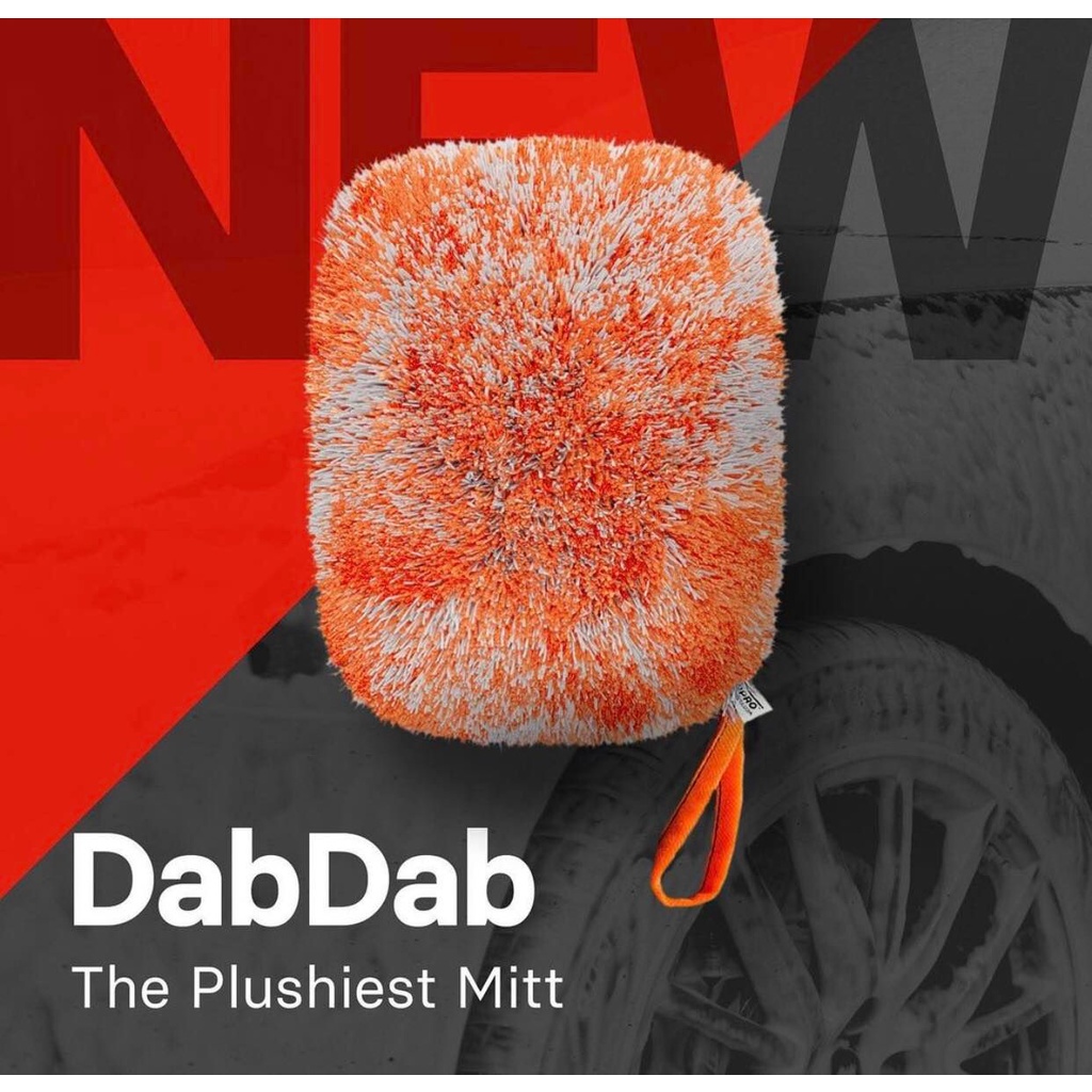 CARPRO DabDab ถุงมือขนยาวผสมขนสั้น นุ่มพิเศษ สำหรับล้างผิวสีรถยนต์โดยเฉพาะ **พร้อมส่งทันที ของแท้ 100%**