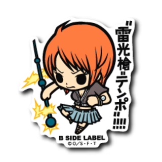 [Direct from Japan] B - SIDE LABEL Sticker ONEPIECE One Piece NAMI " Thunder Lance Tempo " !!! Japan NEW