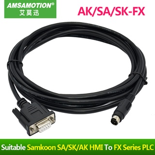 MITSUBISHI Yy SA/SK/AK-FX สายเคเบิลโปรแกรมมิ่ง HMI PLC SA SK AK-FX