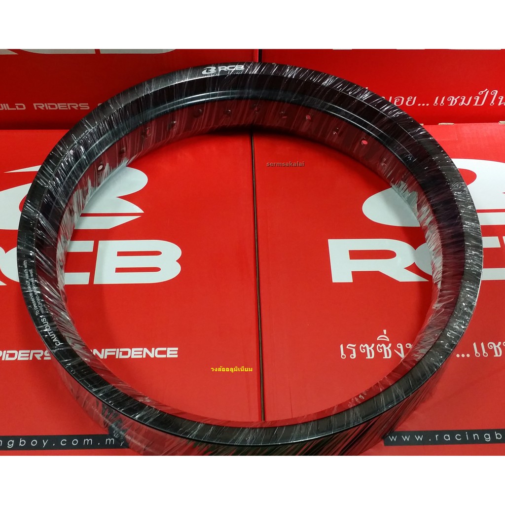 วงล้ออลูมิเนียม ขอบ17 ทรง MT โมตาด RCB / RACING BOY 36รู ขนาด 2.50x17 3.00x17 3.50 4.25 4.50 5.00 สี