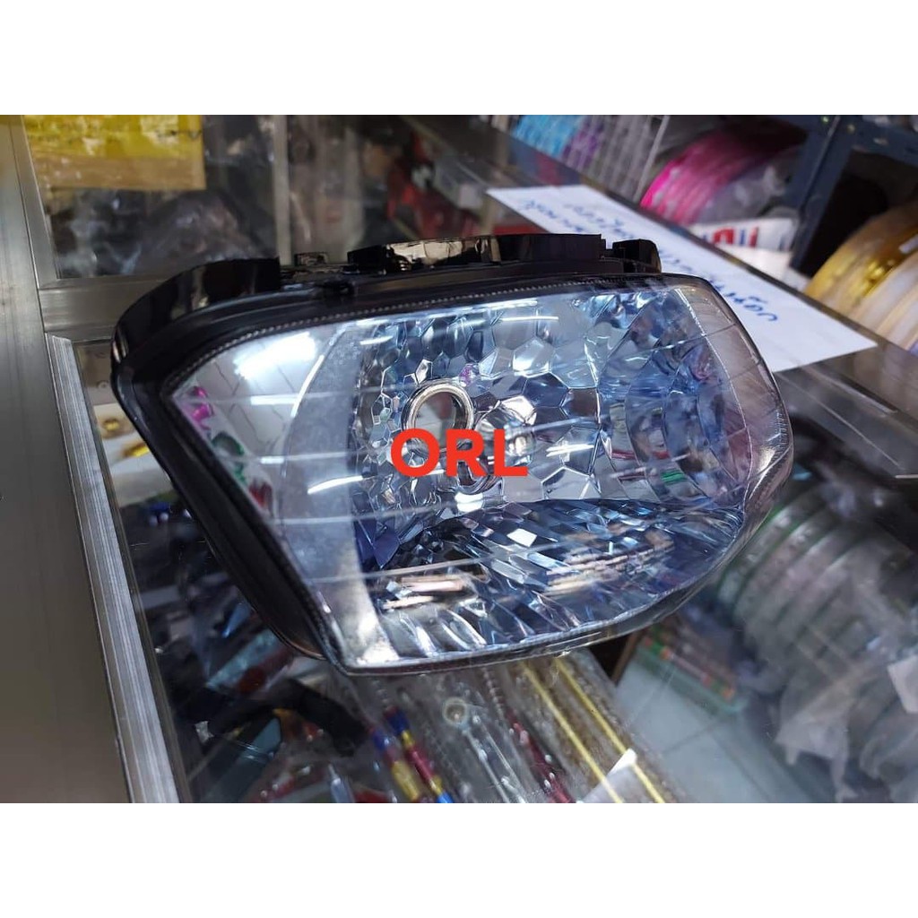 โคมไฟหน้า HONDADREAM EXCESS C100P ดรีม99 ดรีม เอ็กเซล ปี 1999-2001ไฟหน้า เลนฟ้าตราเพรช ใช้วัสดุเกรดเอช่วยให้ไฟส่องสว่าง