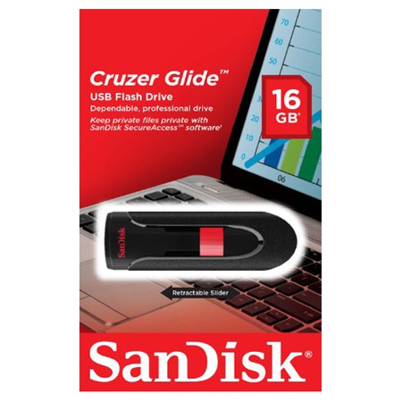 แฟลชไดร์ฟSanDisk Cruzer Glide USB3.0 FlashDrive 16GB