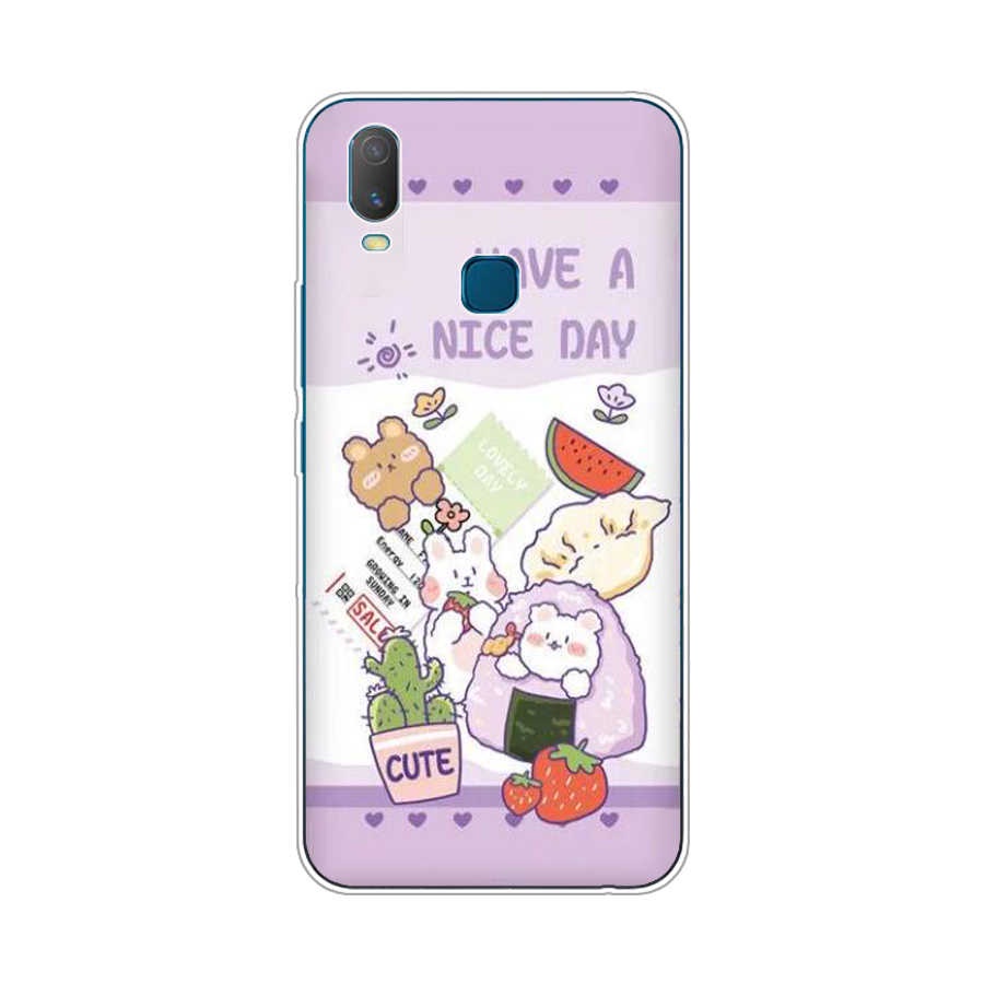 Vivo y20 2021 y12 y11 2019 y15 2020 เคส TPU นิ่ม ซิลิโคน ป้องกัน เคสโทรศัพท์