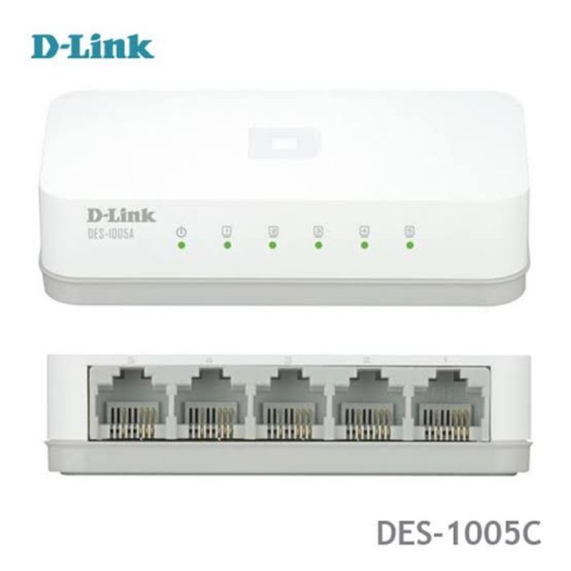 Switch Hub Lan สวิตซ์ฮับ 5 Port D-link DES-1005C TP Link LS1005