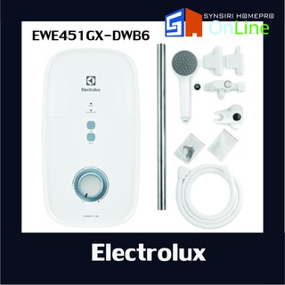 ELECTROLUX เครื่องทำน้ำอุ่น EWE451KX-DWB6 4,500 วัตต์