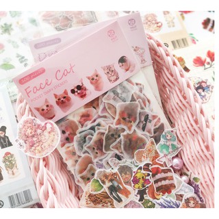 Sticker set - สติกเกอร์ซอง ไดคัท 100ชิ้น!! [เราชอบsticker]