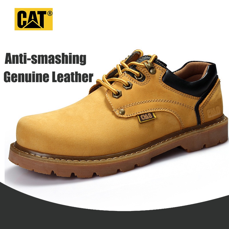 Caterpillar รองเท้าเซฟตี้ Safety Shoes รองเท้านิรภัย หัวเหล็ก size 38