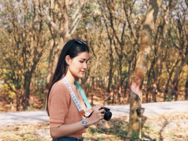 สายคล้องกล้อง Geometric Pattern มี 3 สี - Small size  / Camera Strap สายสะพายกล้อง by YES IDID