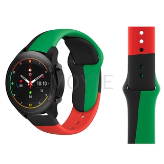 สายนาฬิกาข้อมือซิลิโคนสําหรับ Xiaomi Mi Watch Global Version