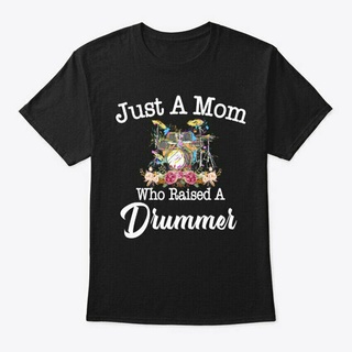 เสื้อยืดผ้าฝ้าย พิมพ์ลาย Just A Mom Who Raised Drummer Gildan EBmdmd35MHkmba09Size S-5XL