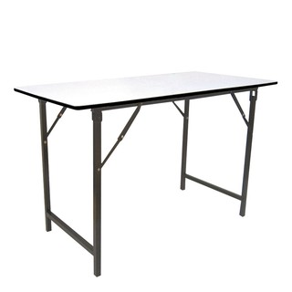 โต๊ะพับอเนกประสงค์ หน้าโฟเมก้า ขาพ่นดำ ขนาด 60x150x75 ซม. Multipurpose folding table Fomega with black legs, size 60x150