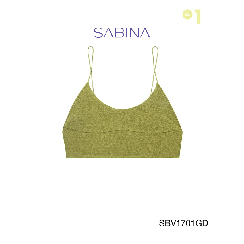 SABINA เสื้อชั้นใน รุ่น MAD MOISELLE CRUISE'22 รหัส SBV1701GD สีเขียวเข้ม